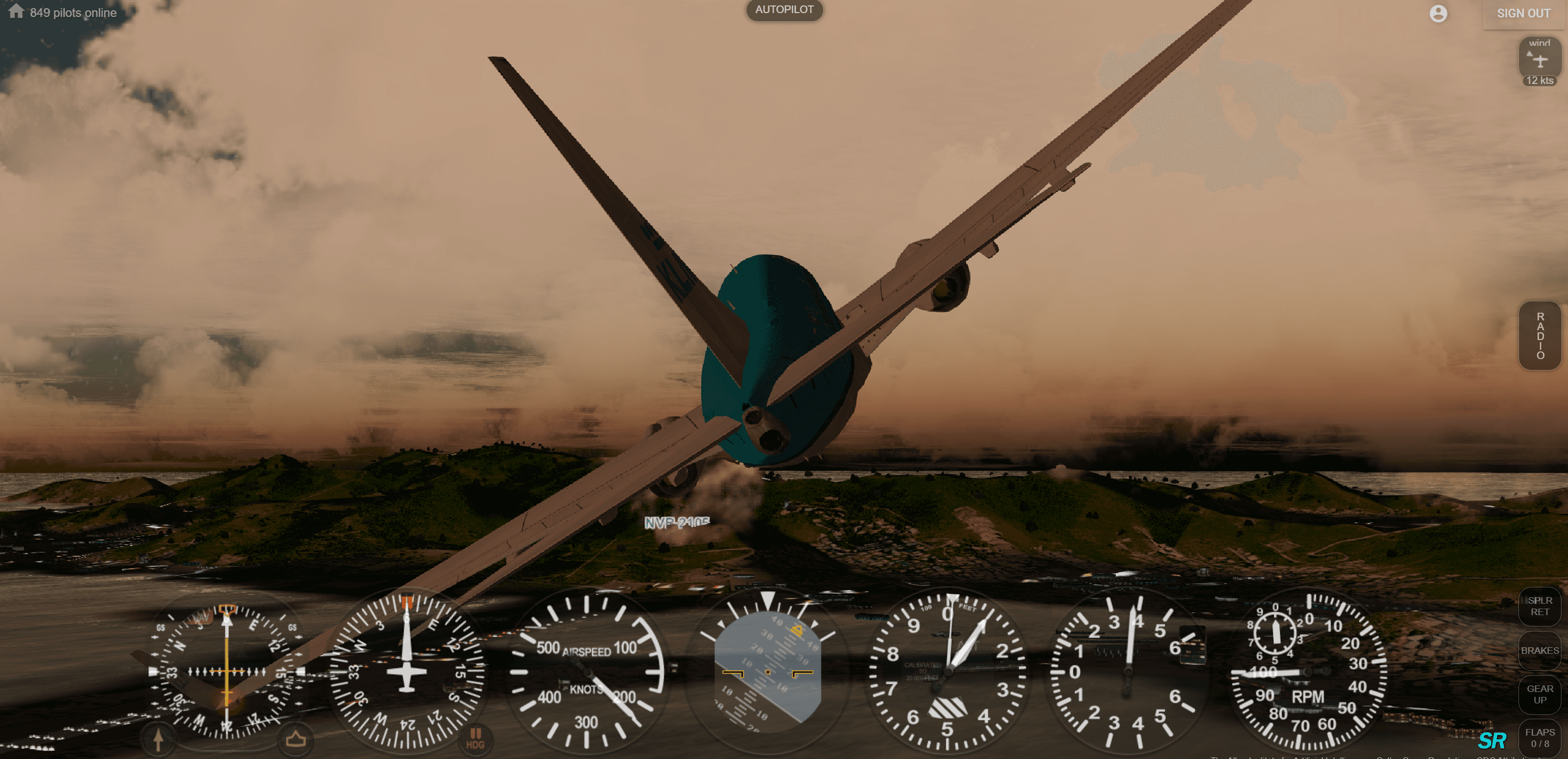 Geo-FS callout mod screenshot